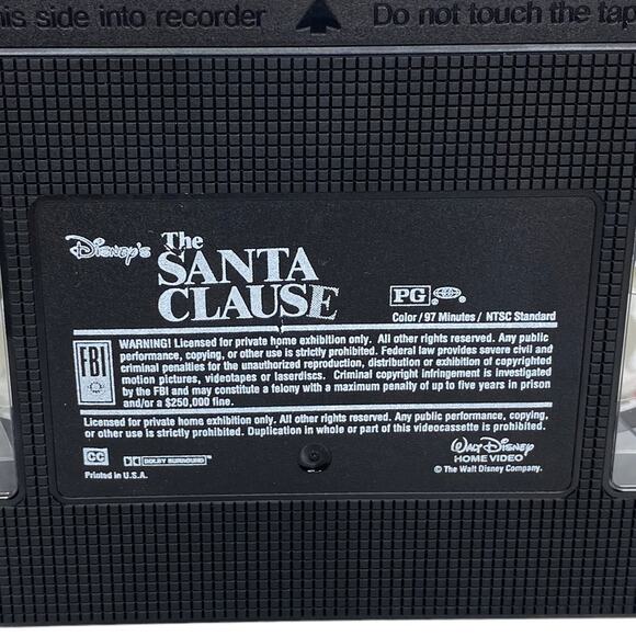 Walt Disney The Santa Clause VHS - Picture 4 of 7